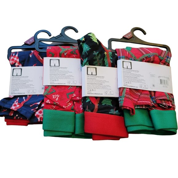Men's Christmas Boxer Shorts Stocking Stuffer Gift Set of 4 Small 28-30 DH3203 - Picture 4 of 5